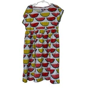 Tea Collection Watermelon Patterned Dress Sz 14